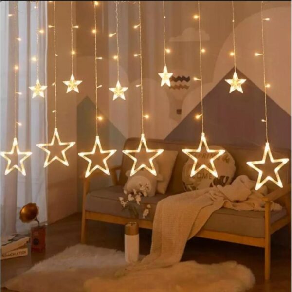Big Star Fairy String Lights 16ft – Decorative LED Star Lights for Kids Room, Bedroom, Party & Home Decor