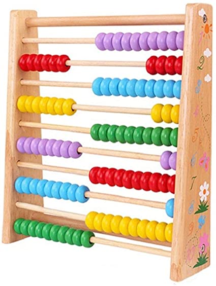 Wooden Abacus Math Toy for Kids – Educational Counting & Learning Tool