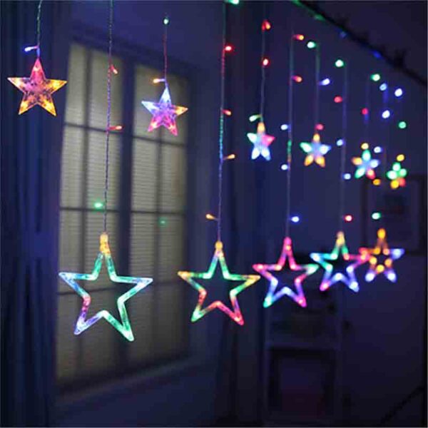 Big Star Fairy String Lights 16ft – Decorative LED Star Lights for Kids Room, Bedroom, Party & Home Decor