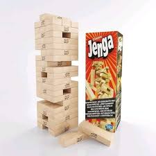 Classic Jenga Game – Giant Hardwood Stacking Tower for Kids & Adults